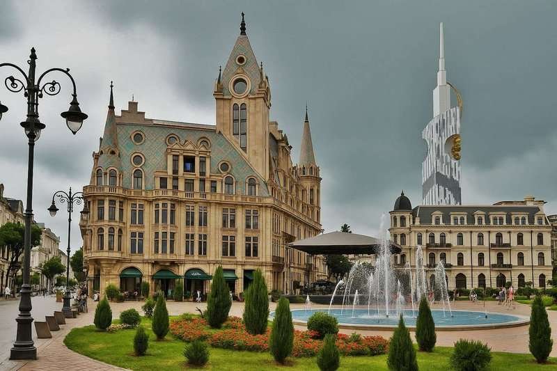 Europe Square in Batumi