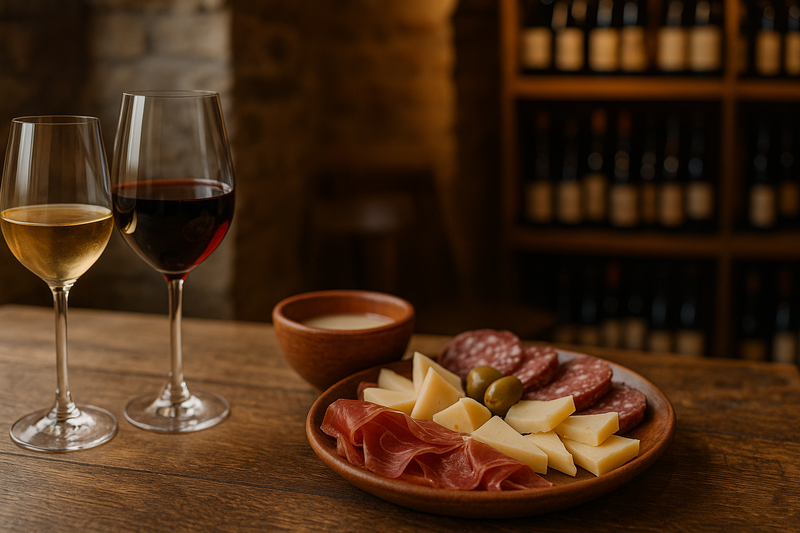 serving wine in Georgian bars