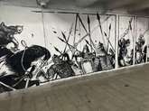 Underpass with graffiti (Baratashvili Square)