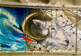 Underpass with graffiti (Baratashvili Square)