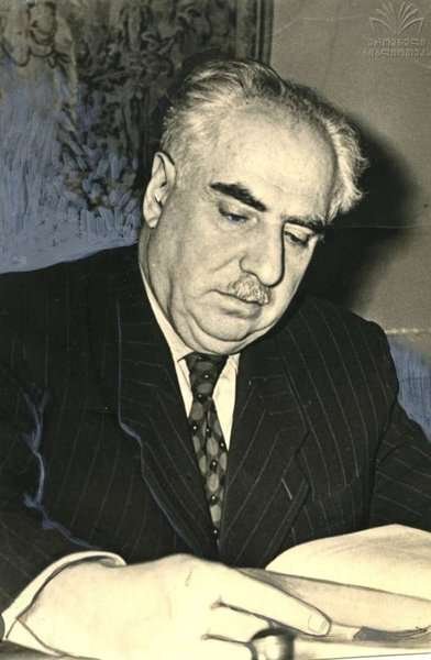 Portrait of Shalva Amiranashvili
