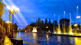 Танцующие Фонтаны на Батумском бульваре