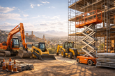Rental of construction equipment and structures