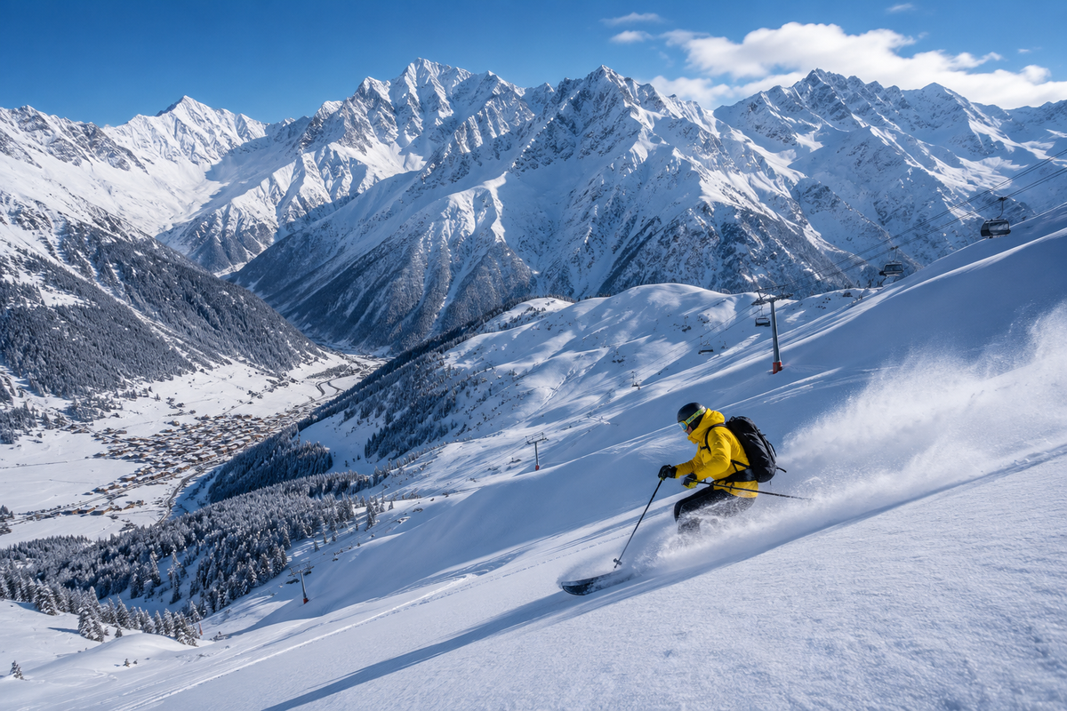 Discover Svaneti's two ski resorts—Tetnuldi and Hatsvali—offering long alpine runs, legendary freeride terrain and breathtaking views of the Greater Caucasus.