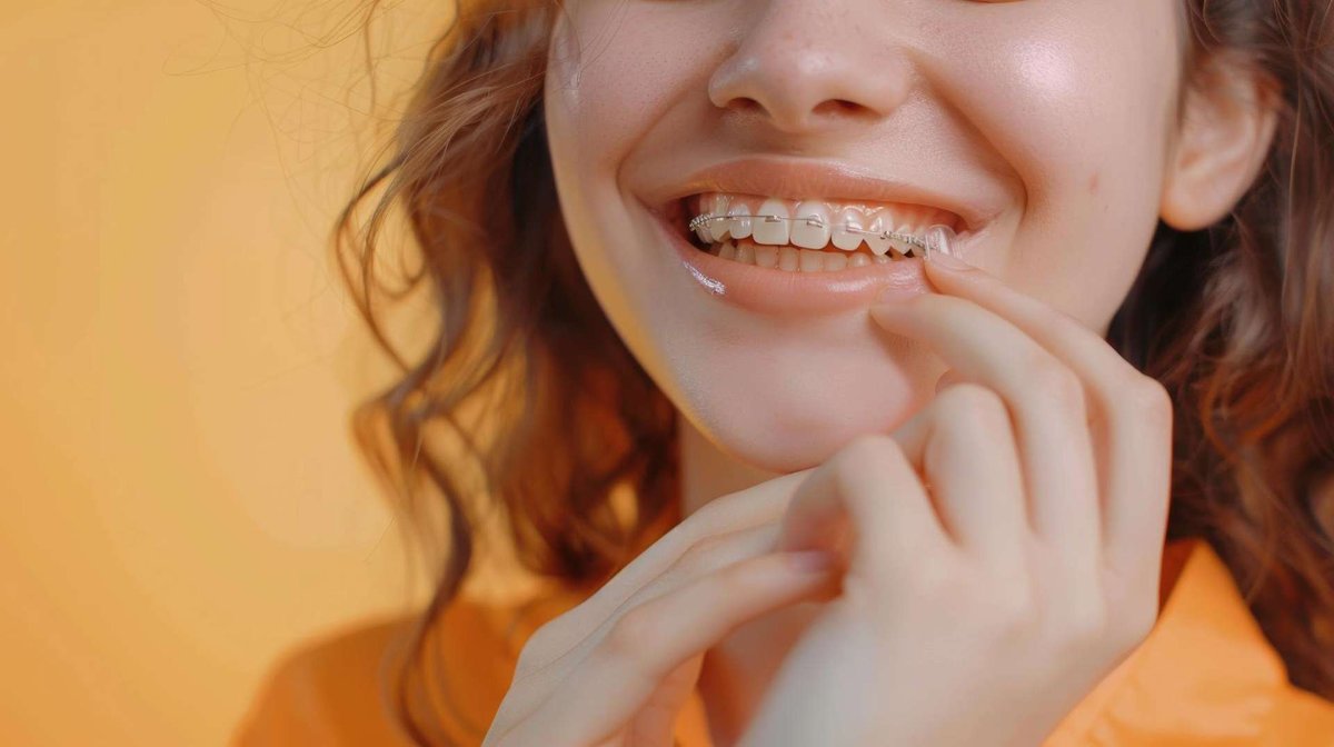 Smile with braces