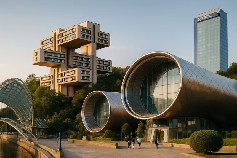 Modern architecture of Tbilisi
