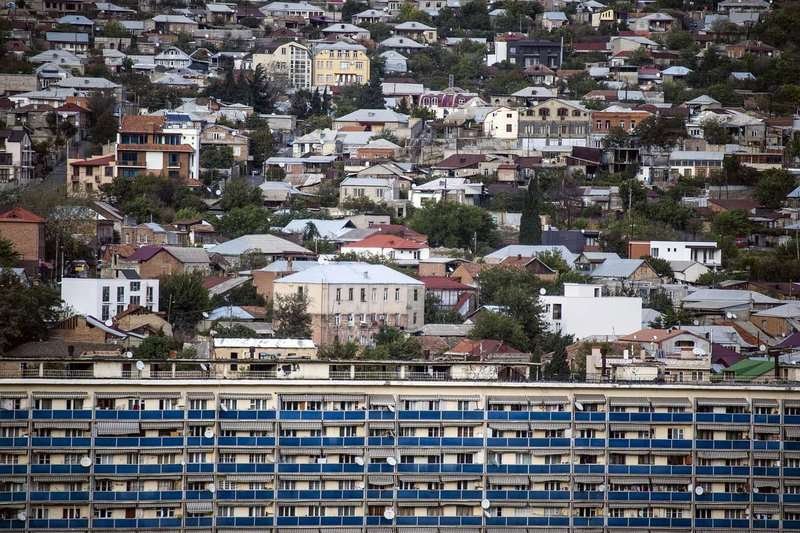 A residential area of Tbilisi