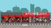 Спар на ул. Вано Сараджишвили 7