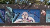 Street art at the beginning of Lermontov Street
