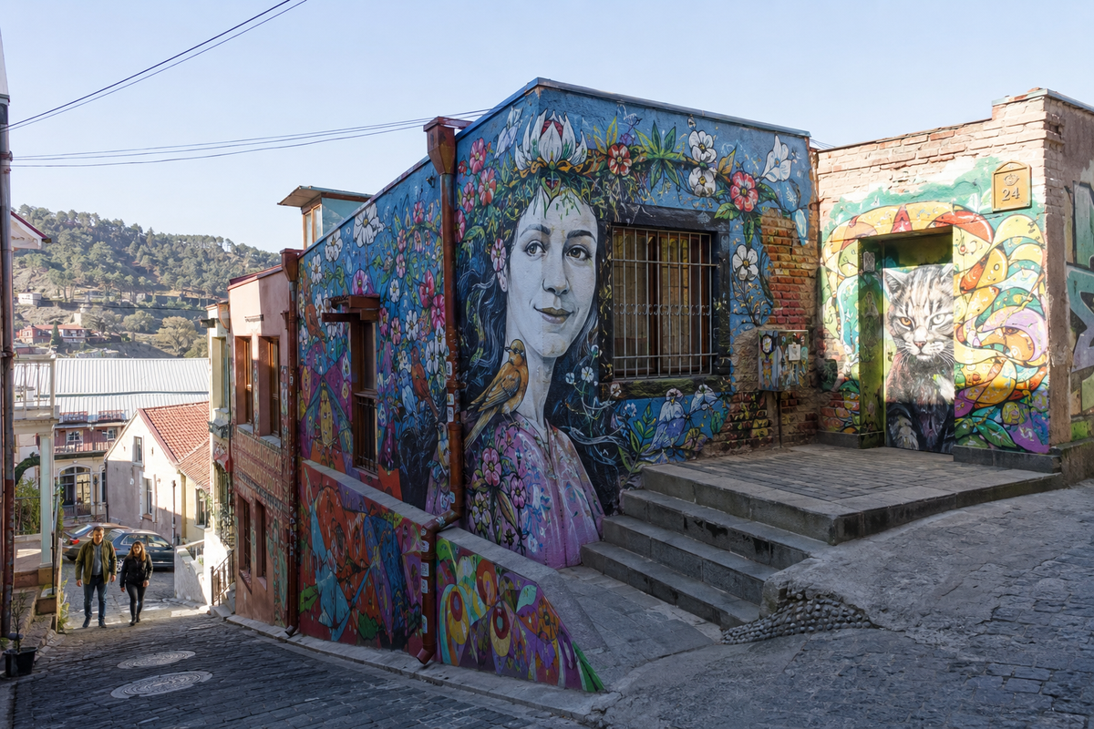 Street art and murals Tbilisi