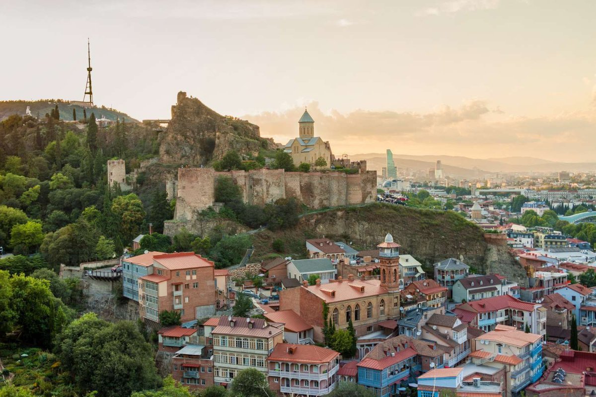 Tbilisi view of the old town
