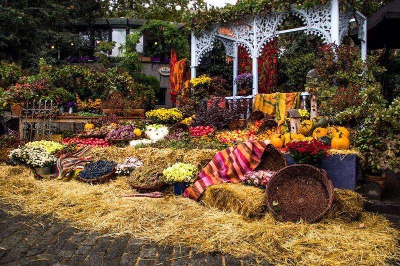 Fruits and vegetables at the Tbilisoba festival