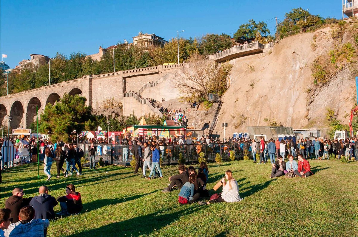 Tbilisoba festival in the center of Tbilisi