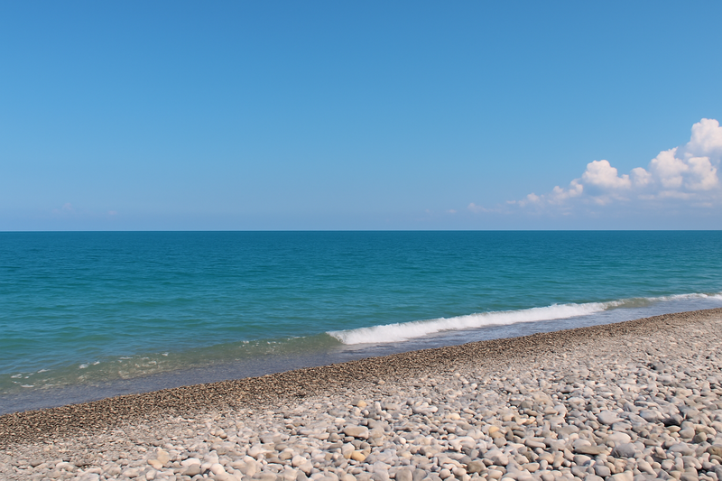 Just pebbles - why is the Batumi coast like this and what does it give?