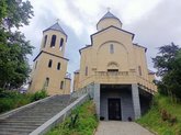 Church next to the Colchis fountain