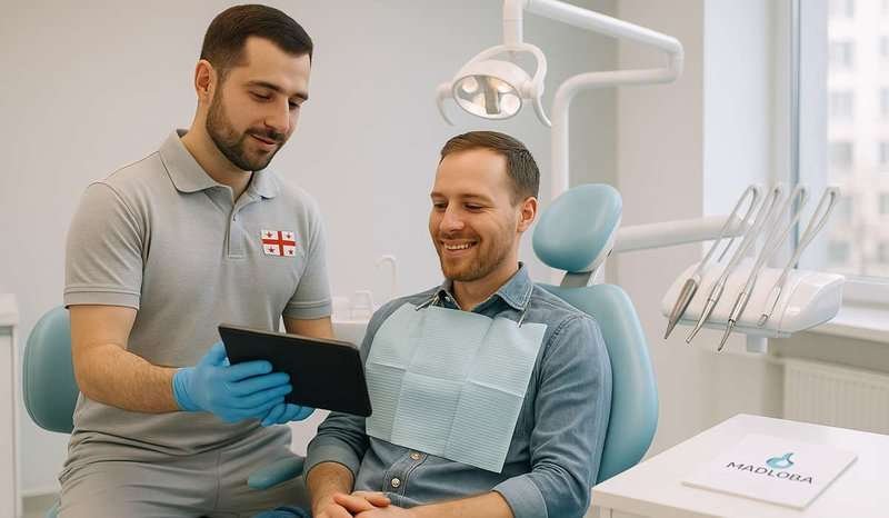 dentist and patient