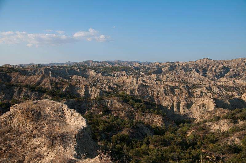 Mountains in the Vashlovani National Park