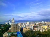 Вид на Батуми из "Nephele Sky Bar" (ресторан)