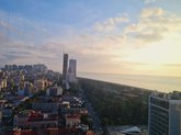 View of Batumi from "Umami at Clouds" (restaurant)