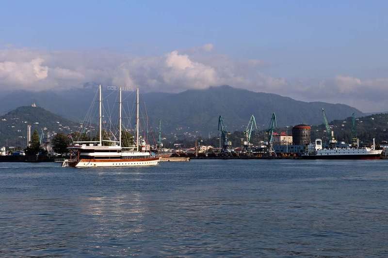 View of the Batumi mountains.