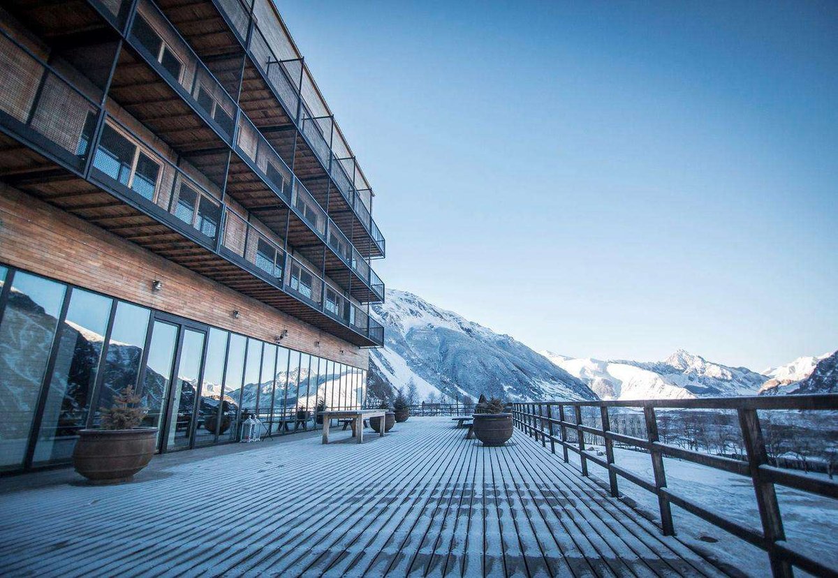 View from the Stepantsminda hotel