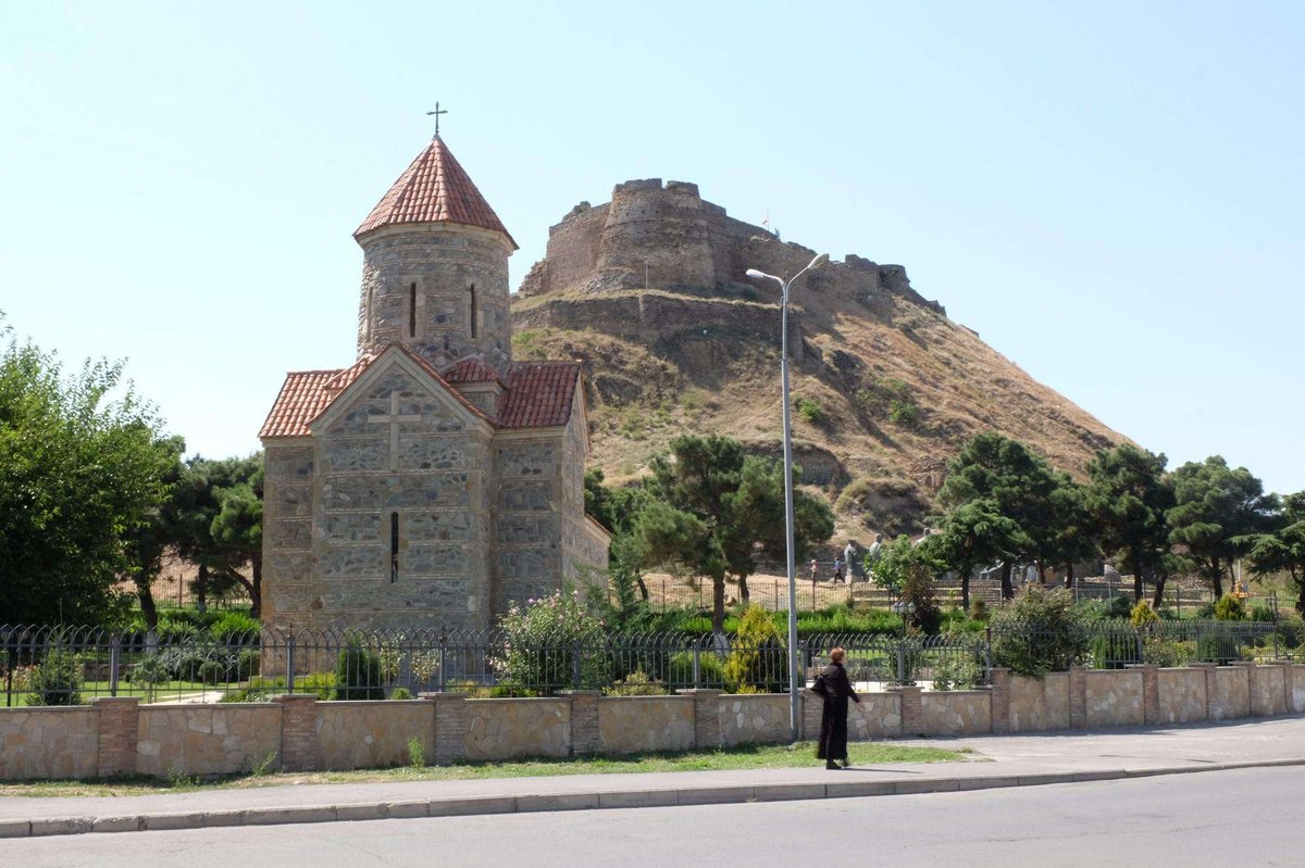 View of the temple in Gori