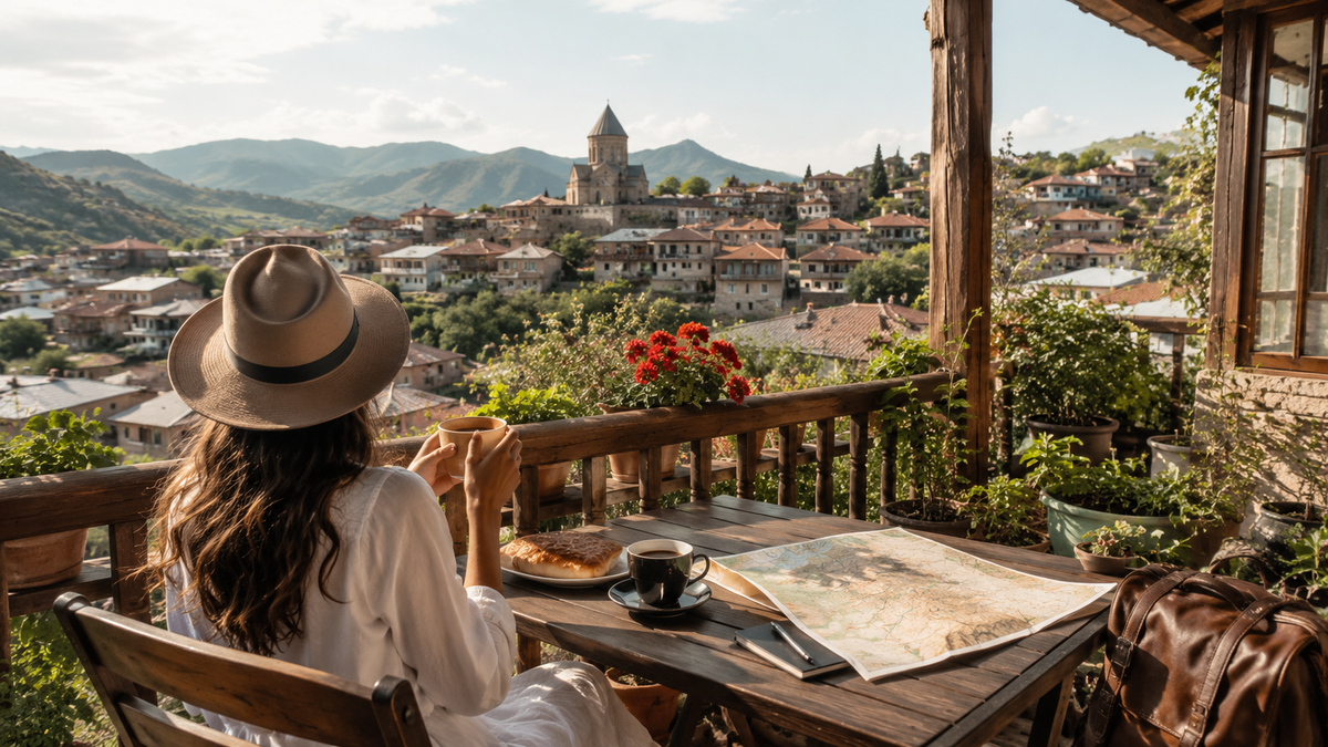 Find the best hotels, guesthouses, restaurants and cafés across Georgia. Discover comfortable places to stay, authentic Georgian cuisine and useful travel recommendations for every region.