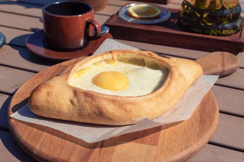 Adjarian khachapuri