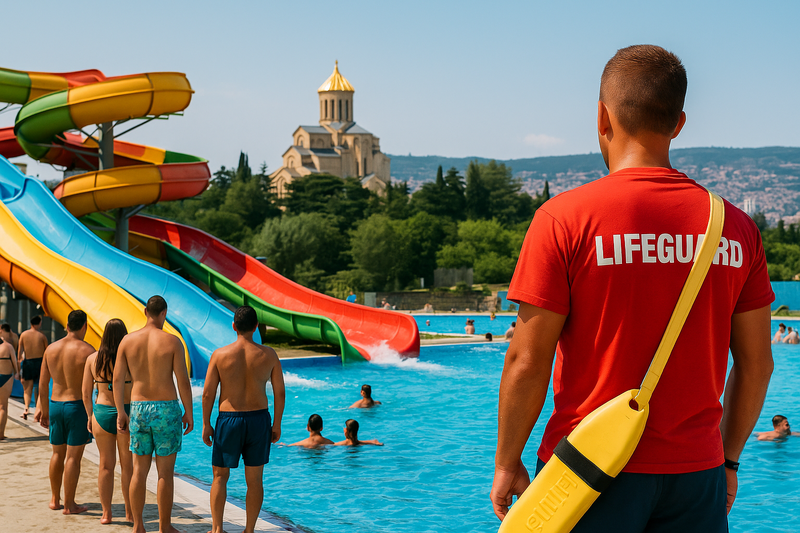Water park in Tbilisi