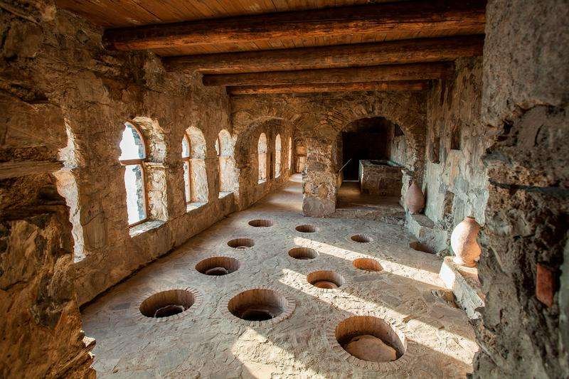 Wine cellar in the Alazani Valley