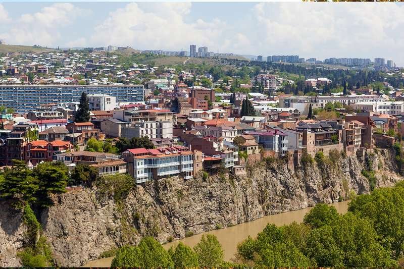 Avlabari district in Tbilisi