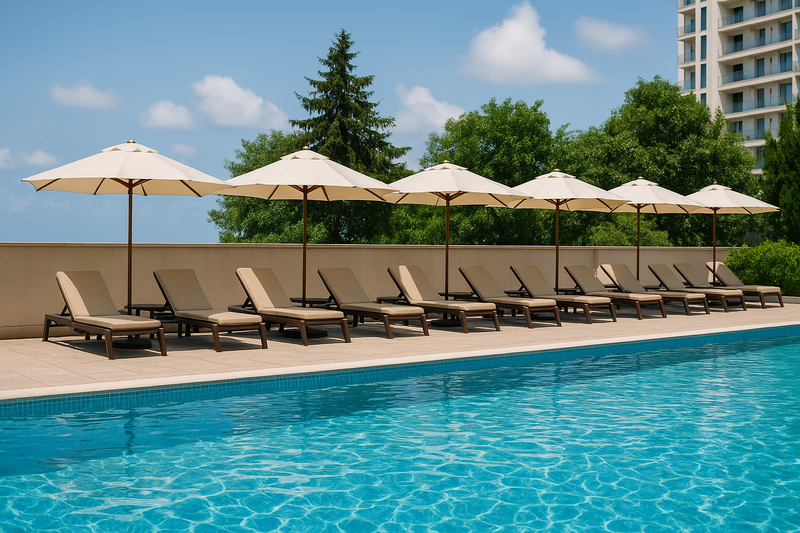 outdoor swimming pool