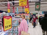 Supermarket "Carrefour" on the street Tvalchrelidze