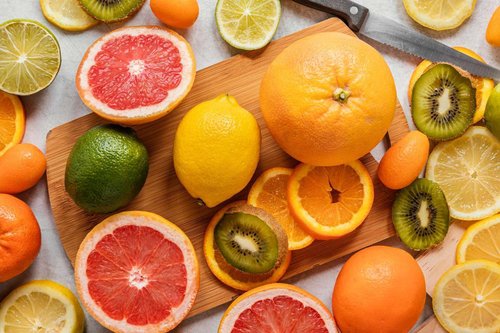 citrus fruits - assorted fruits