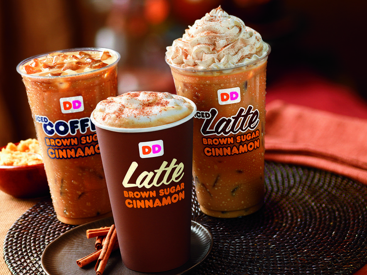 Напитки в кофейне Dunkin' в Кутаиси