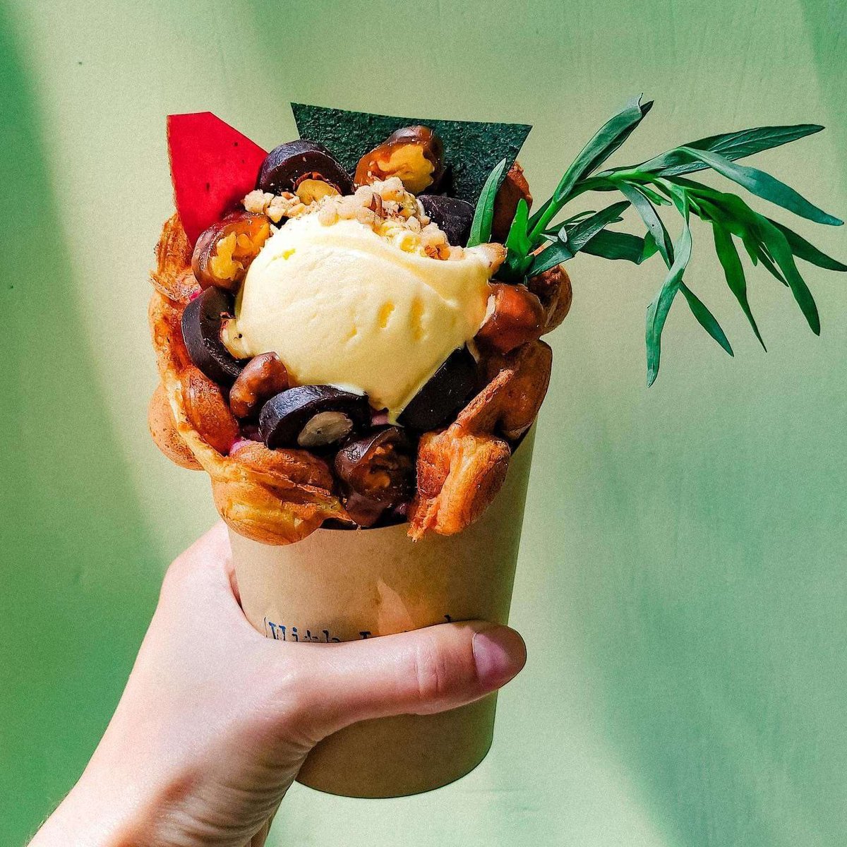 Мороженное в кофейне Craftcoffee в Тбилиси