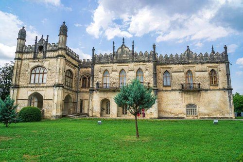 View of the Dadiani Palace in Zugdidi