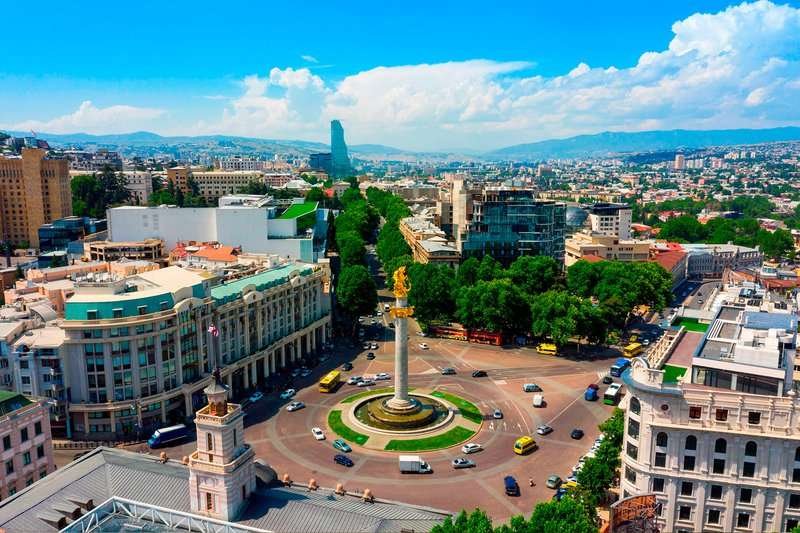 Freedom Square in Tbilisi