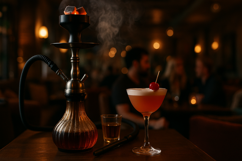 where hookah meets signature drinks