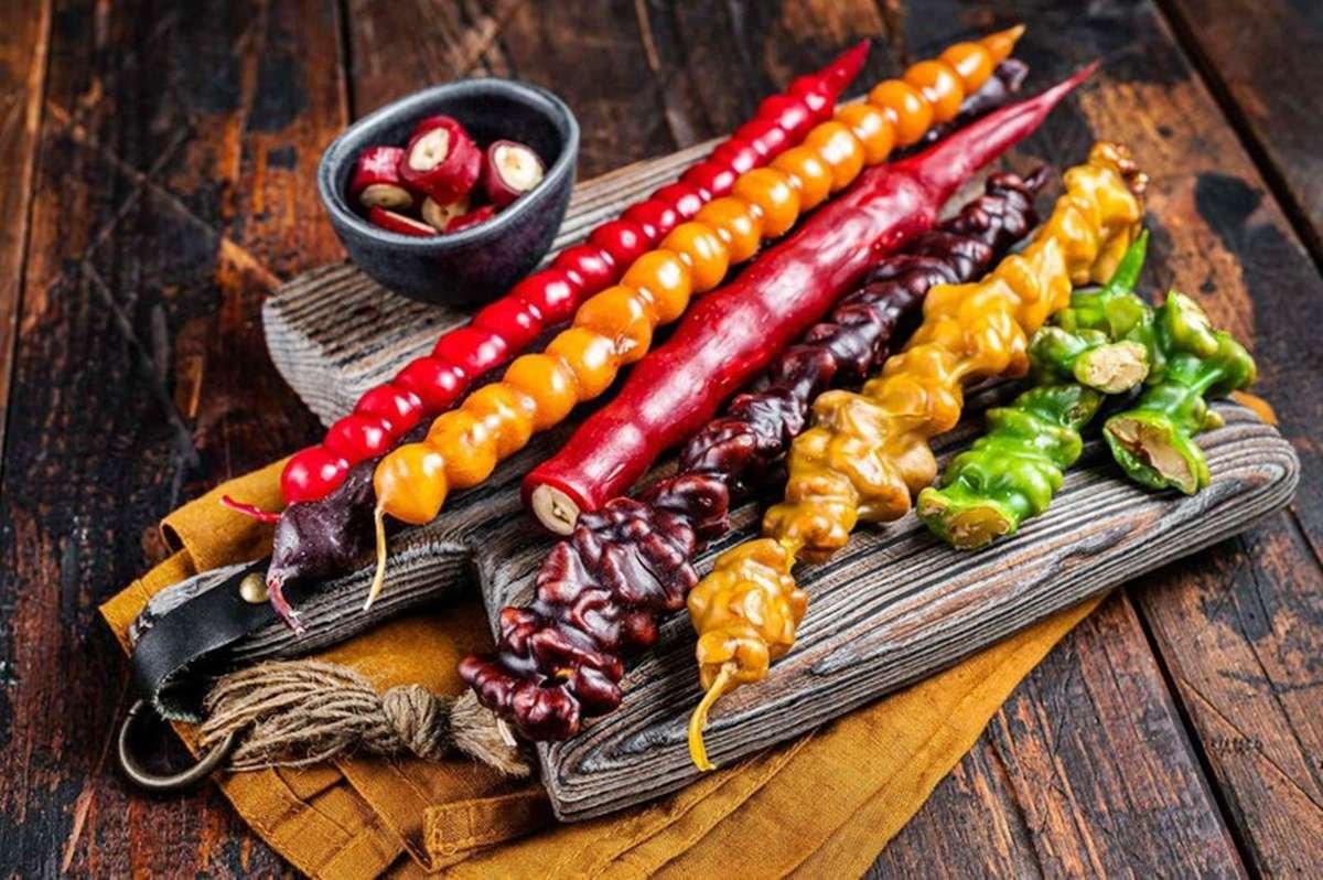 Чурчхела - традиционный десерт Грузии