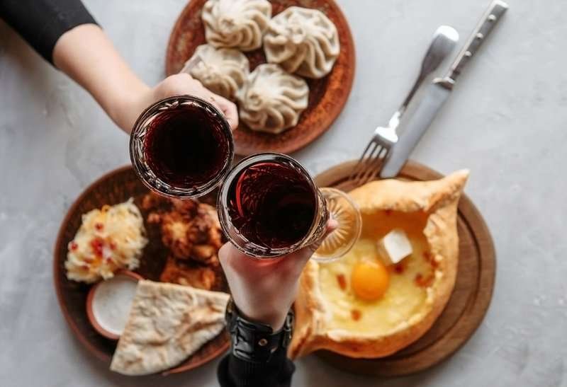 Georgian food and wine