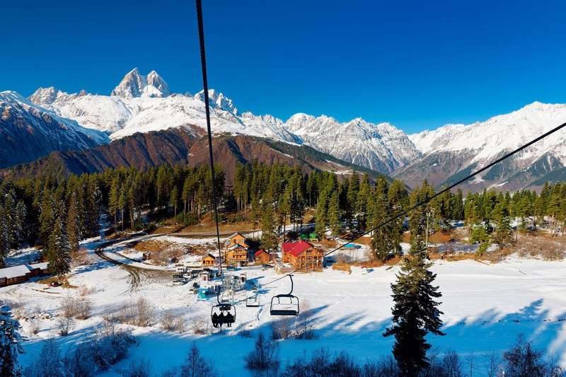 Hatsvali Ski Resort in Georgia