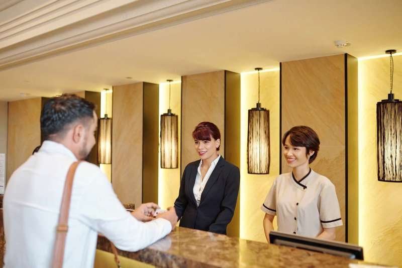 Hotel reception