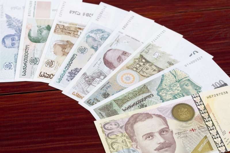 Old Money in Georgia Lari