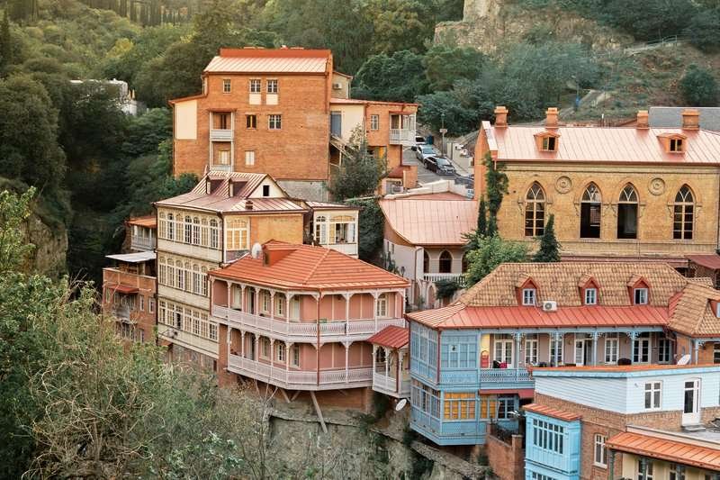 The old Abanotubani district of Tbilisi