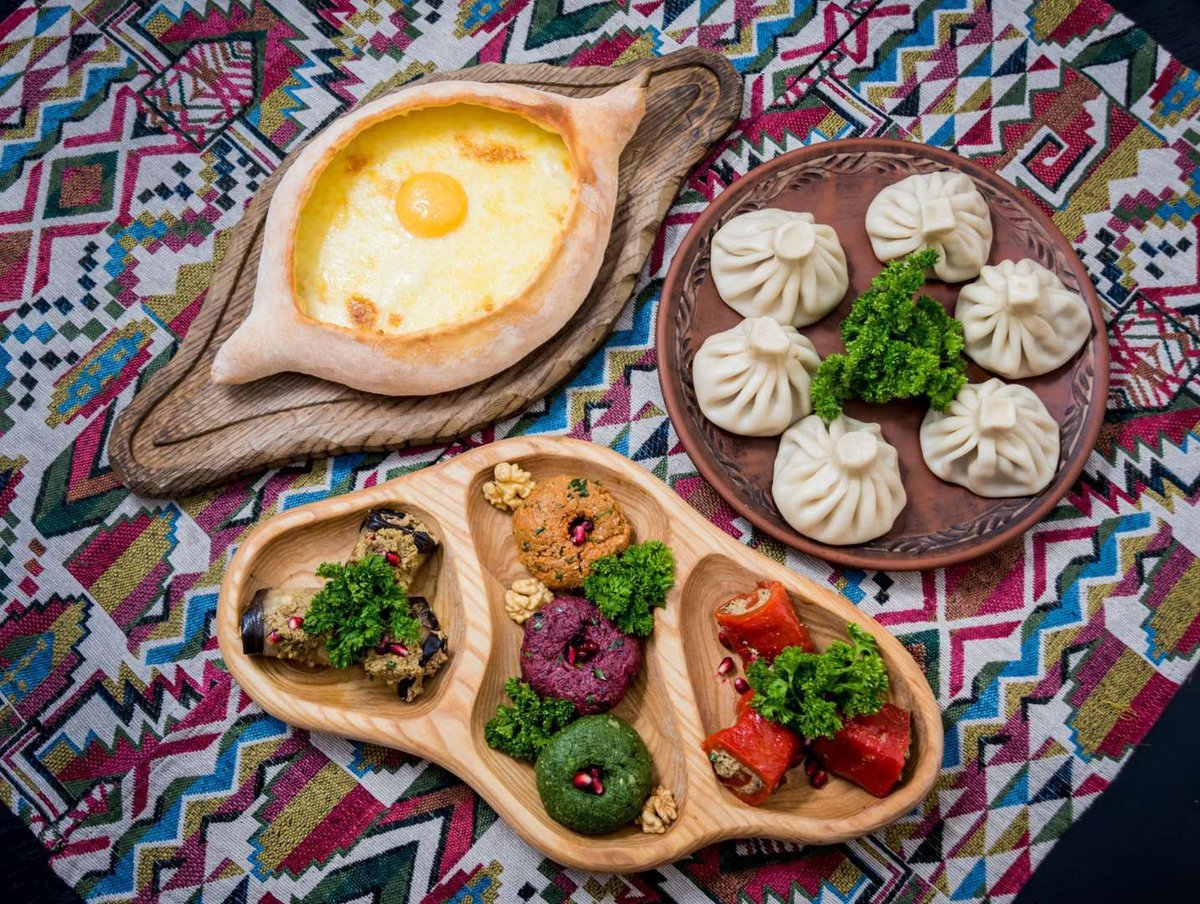 phali and khachapuri