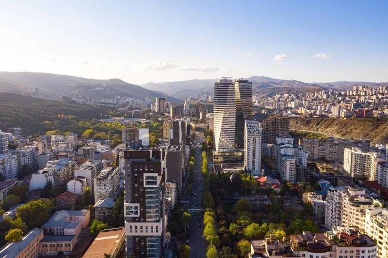 Vake district in Tbilisi