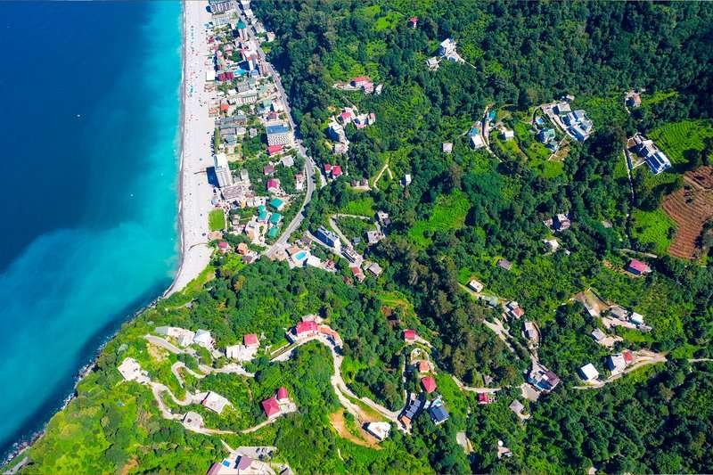 The village of Sarpi in Georgia