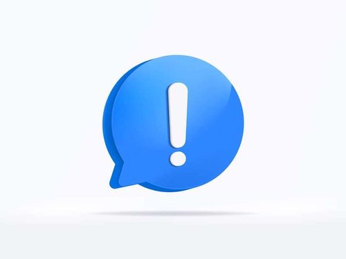 a blue icon indicating an SMS message