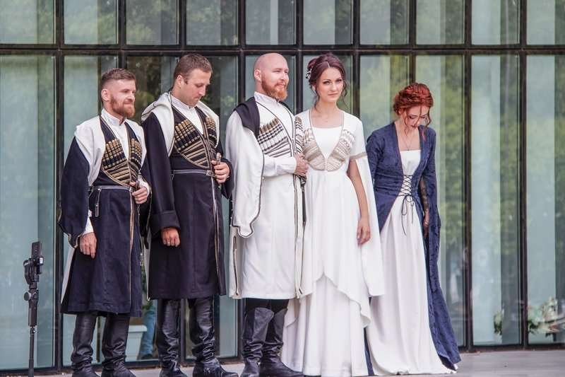 Traditional wedding attire